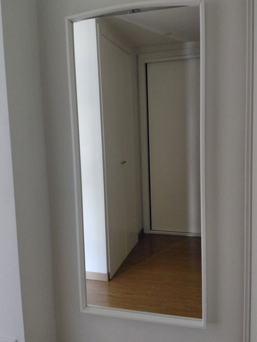 Espelho branco rectangular 150 X 65cm