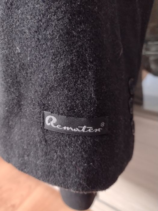Kurtka  czarna wełniana Rematex r. 50