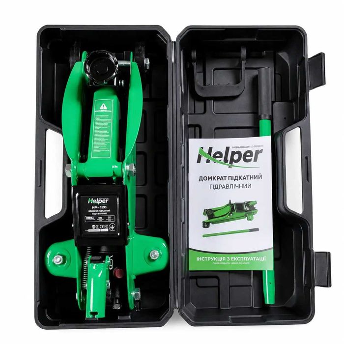 Домкрат гідравлічний для авто Helper HP - 1220 2т 135–315 мм автомобільний домкрат підкатний. Підкатний гідравлічний домкрат
