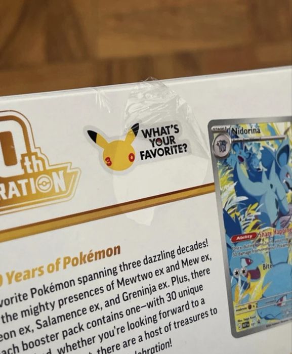 pokemon celebrations etb - 30th ingles