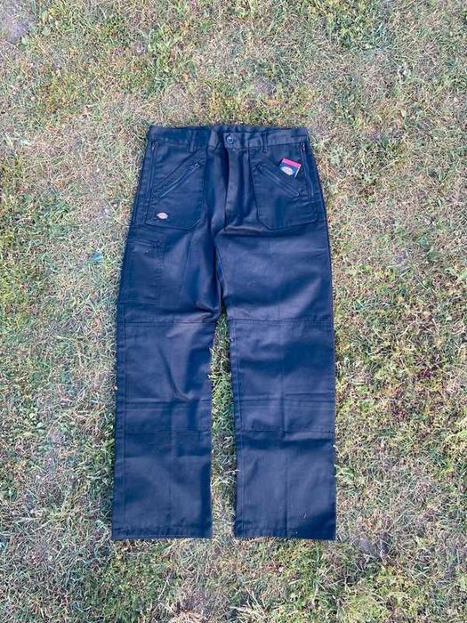 Spodnie męskie Dickies workwear black zip M L streetwear czarny