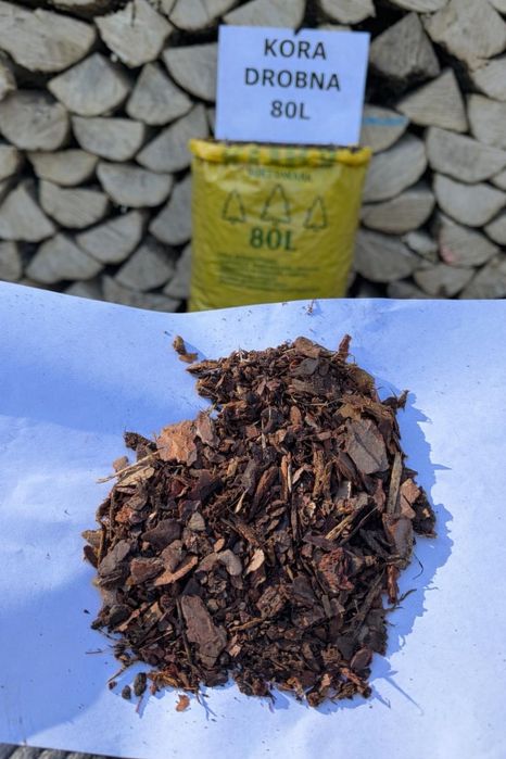 Kora sosnowa Drobna 80l