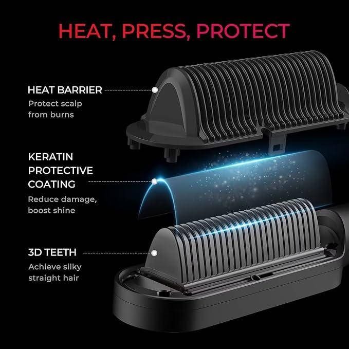 Керамічний гребінець-праска Tymo Rign Plus