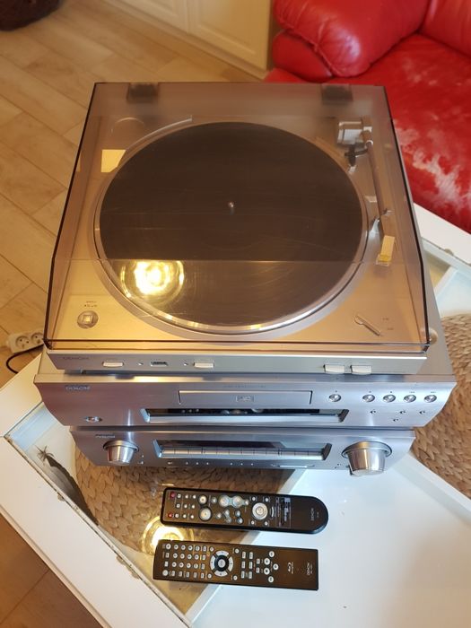 Denon - zestaw amplituner, dvd i gramofon