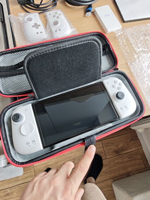 Nintendo switch oled + mobapad + akcesoria