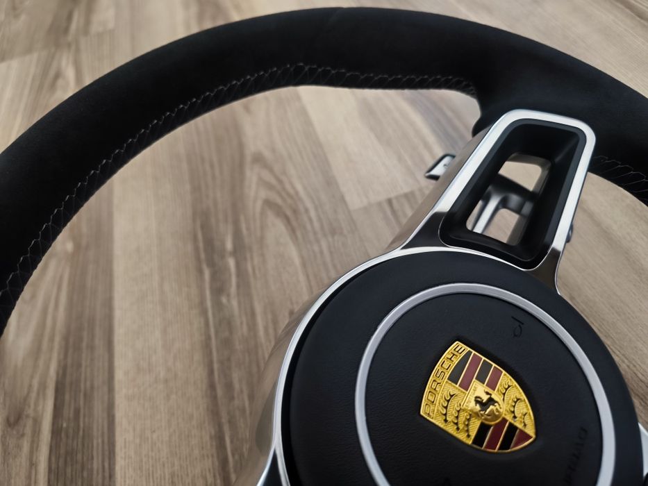Volante Porsche 991 / 718 Alcantara PDK Multifunções