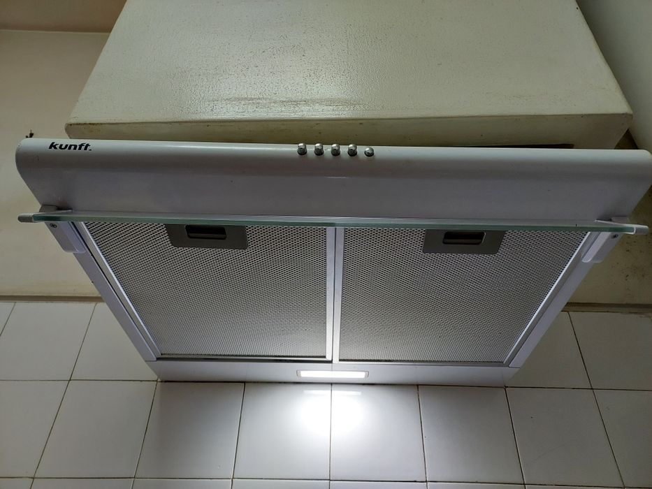 Exaustor branco usado funcional