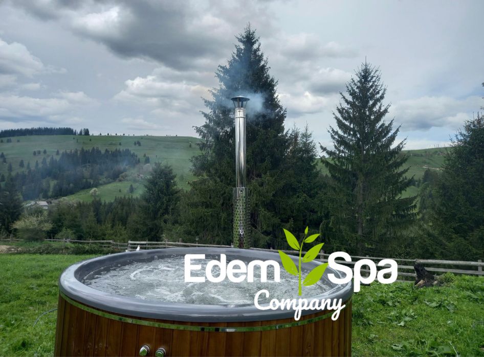 Спа купель! Чан на дровах! Чан з джакузі! Виробник! Баня! Сауна!