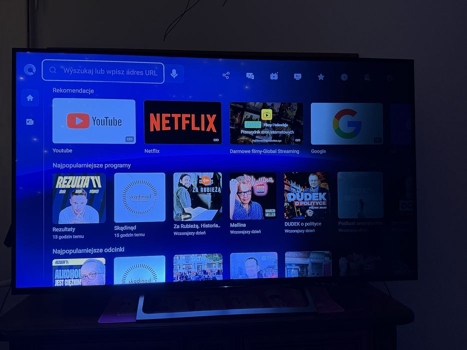 Telewizor 55’ Sony Bravia KD-55XE7005 4K uszkodzona matryca + zestaw naprawczy