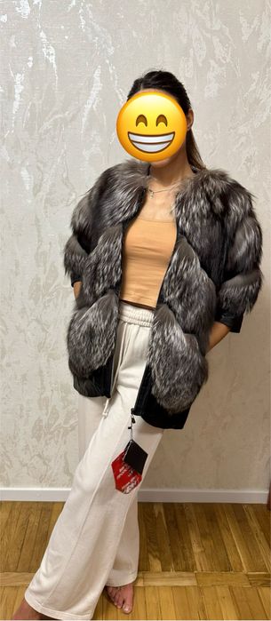 Нова шкіряна куртка з Чорнобурки