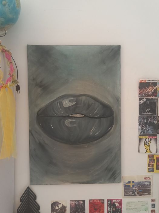 Quadro pintado á mao