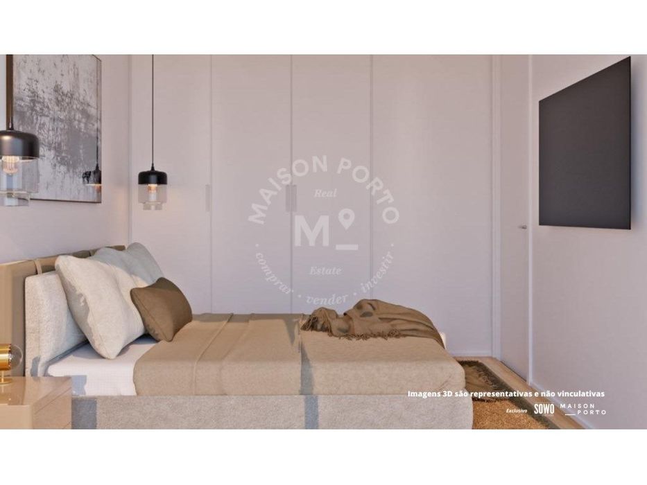 Apartamento T2 com Varanda e Lugar de Garagem em Empreendimento com... — Espinho, Aveiro