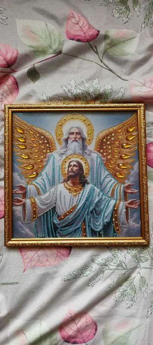 Картина Святі - Часткова Алмазна та бісерна викладка