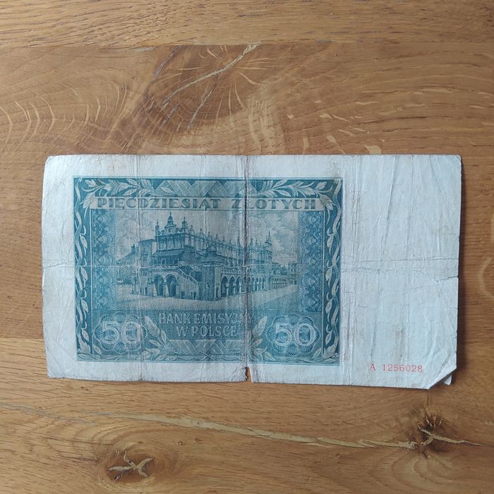 #63, 50 złotych, 1941r, seria A
