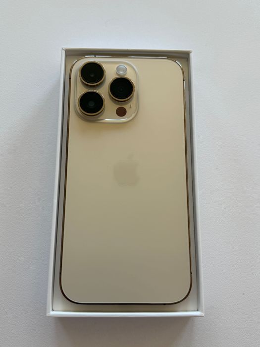 Złoty iPhone 14 Pro 128GB w bardzo dobrym stanie