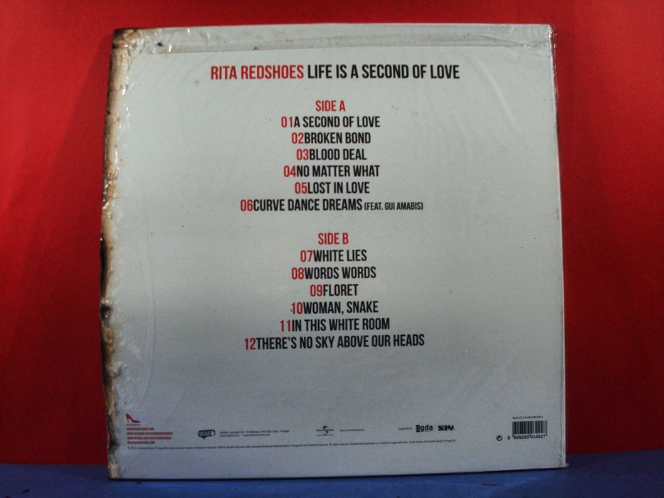Rita Redshoes - Life is a Second. / LP / Ver Descrição / Ver Descrição