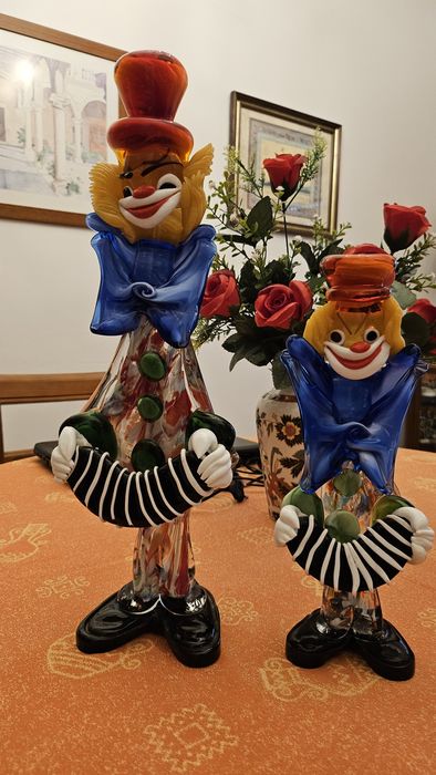 Palhaços Vidro multicolor