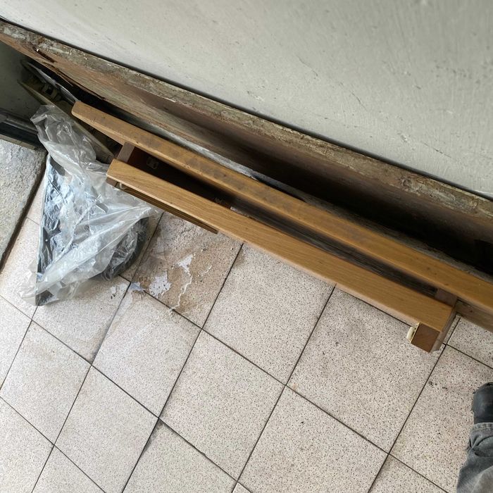 Mesa Secretária Tampo Madeira