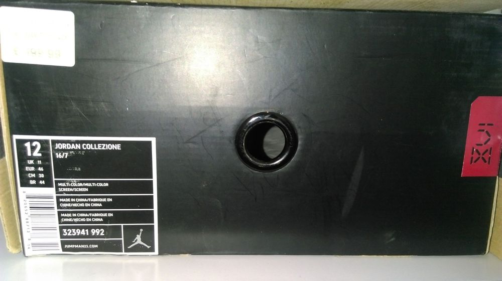 nike air jordan 16, aj xvi cdp us12, 30cm