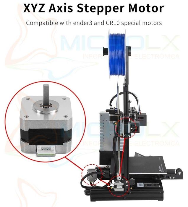 Motor 42-34 P/ Impressoras 3D ( Várias Máquinas )