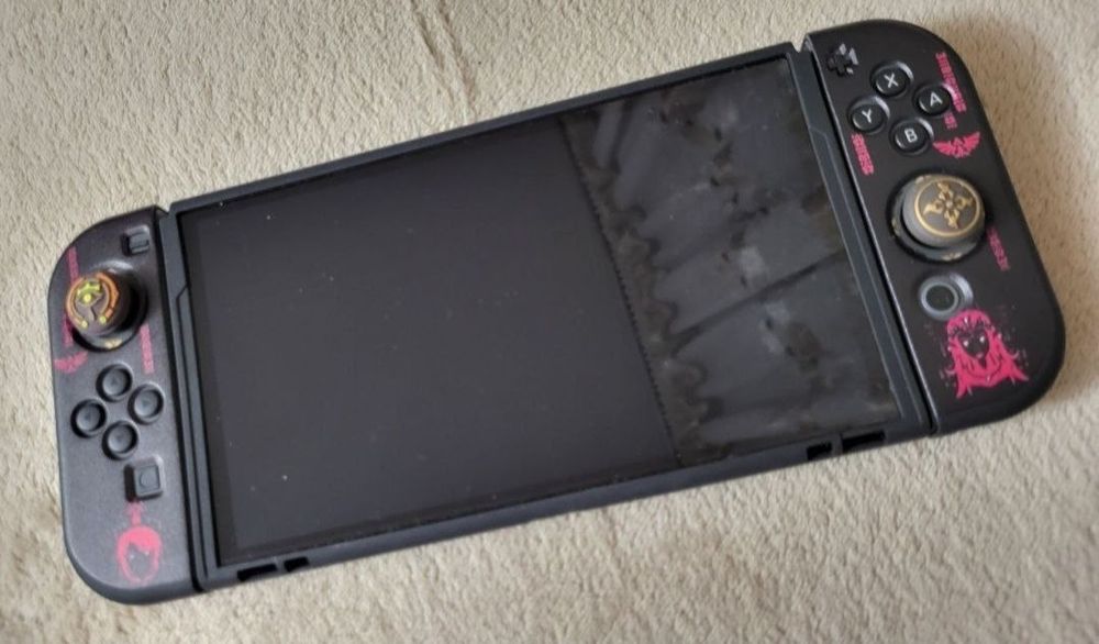 Чехол Nintendo Switch Zelda Левр TOTK Гума Плотна