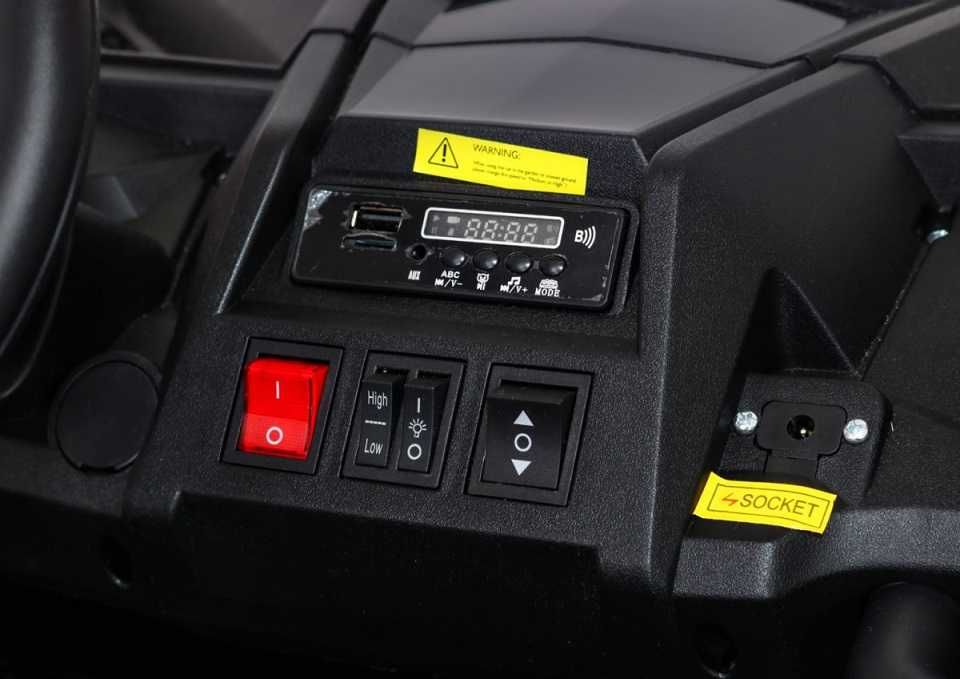 Buggy Dwuosobowe 4x200W ATV Racing Autko A032 Biały 24v14Ah