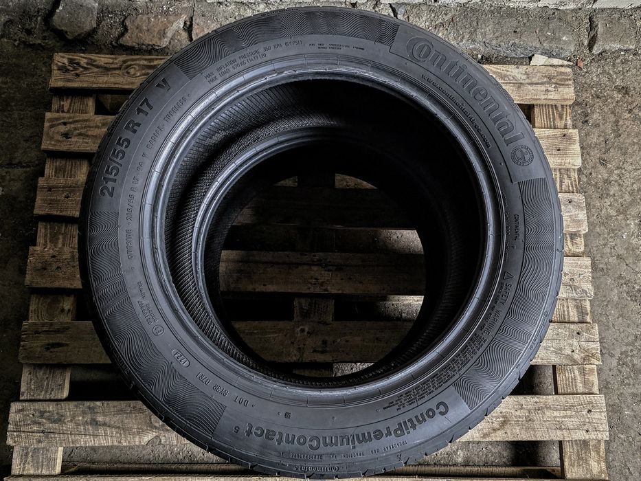 Пара 215/55r17 Continental | 2024 | Made in Slovakia | Преміум шини | 2шт | Ідеальний стан, без пошкоджень, без ремонтів, без дефектів
