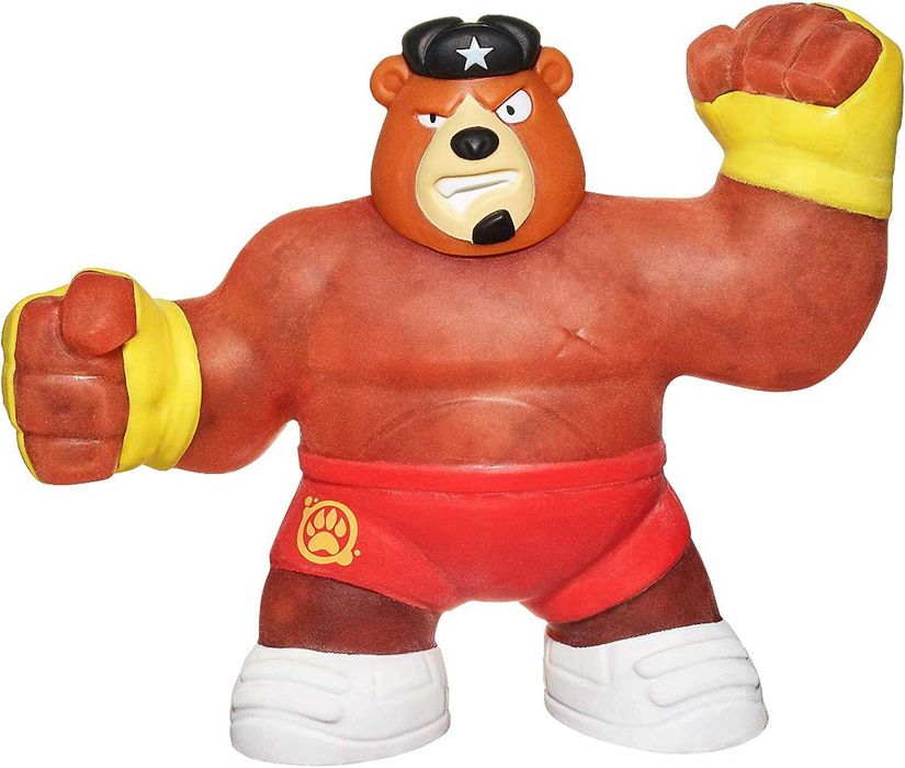 Уцінка (упаковка )Оригінал Goo Jit Zu Brawler, Spongy Bear Ведмідь Гуджитсу, тянучка