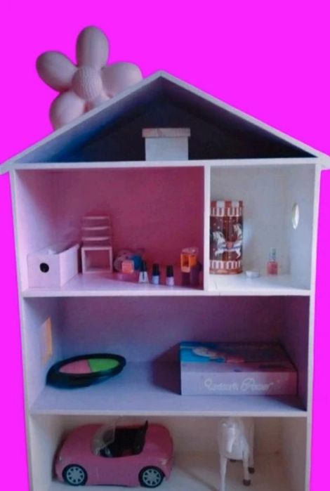 Casa Bonecas Prateleira Madeira. 68*118