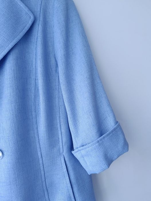 Żakiet/marynarka jasnoniebieska, rękaw 3/4