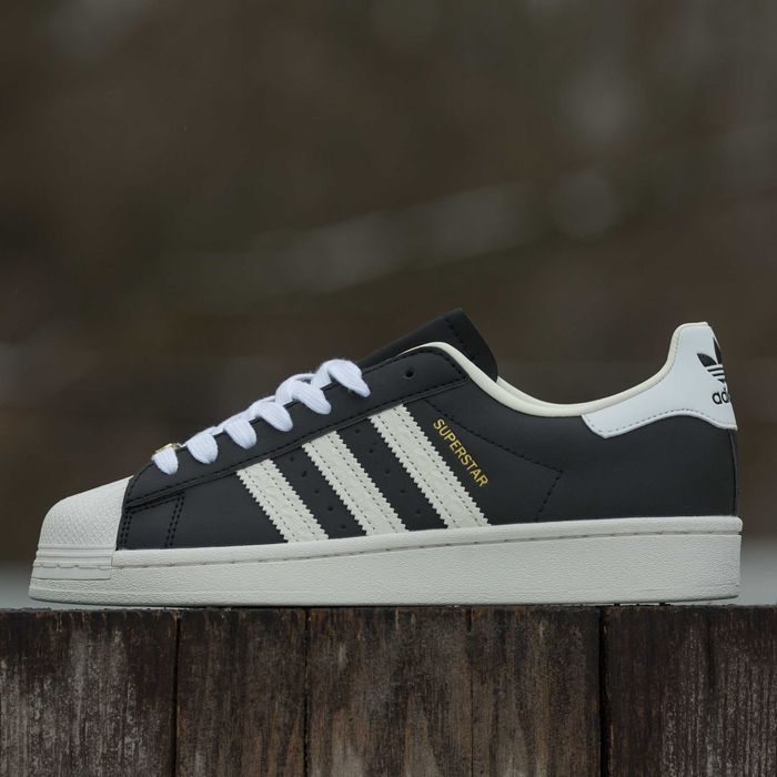 Кросівки Adidas Superstar Core Black Cream White premium