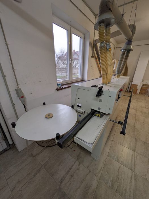 Okleiniarka SCM K100 wstępne frezowanie