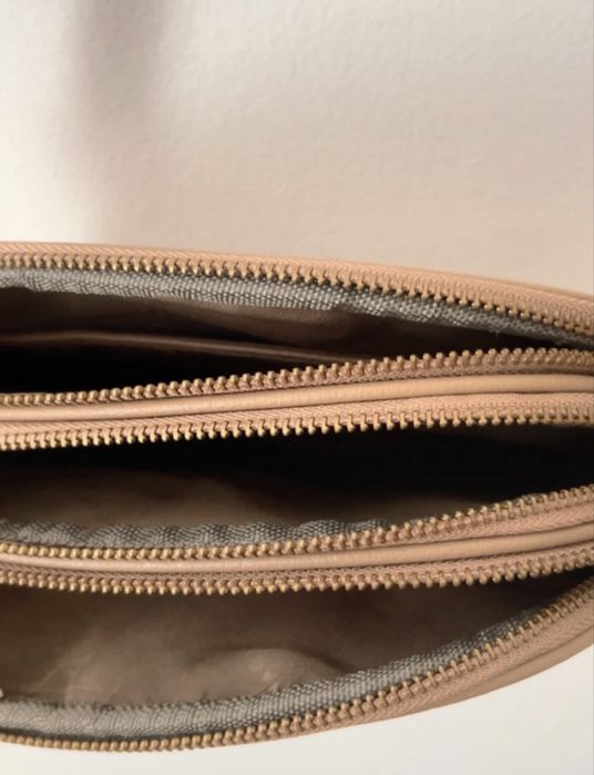 Torebka beżowa/brązowa listonoszka D.Cristina