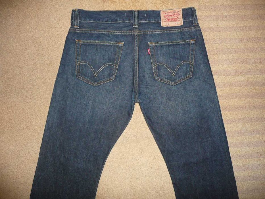 Spodnie dżinsy LEVIS 512 W36/L32=48,5/109cm jeansy