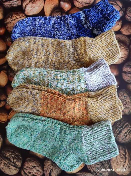 В'язані носочки великих розмірів