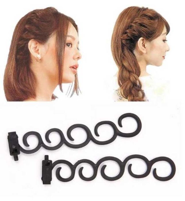 Набір: Плойка-випрямляч + валик + твистер + м'які бігуді