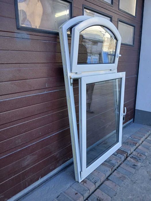 Okna kamieniczne z łukiem 108x190 okno pcv DOWÓZ CAŁY KRAJ