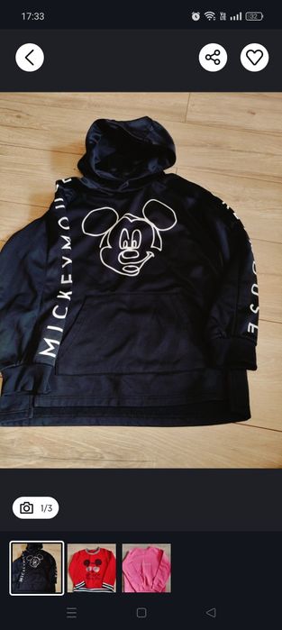 Bluza 3 szt  rozmiar 134