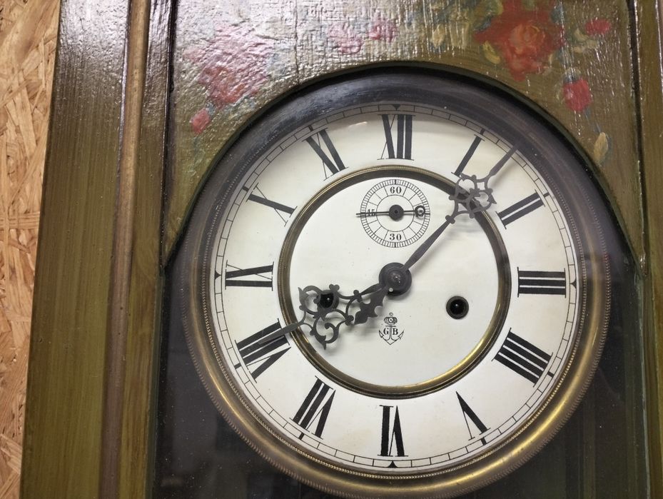 Stary zegar linkowy Gustav Becker