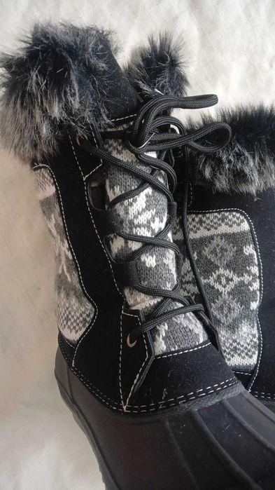 buty śniegowce mishansa r.36 22,5 cm,  dobre też na błoto pośniegowe.
