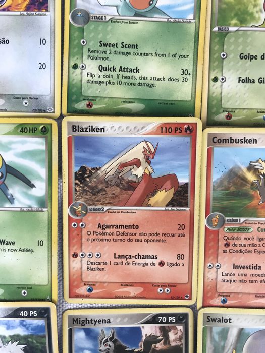 Cartas pokemon 2006 raras - 25 cartas