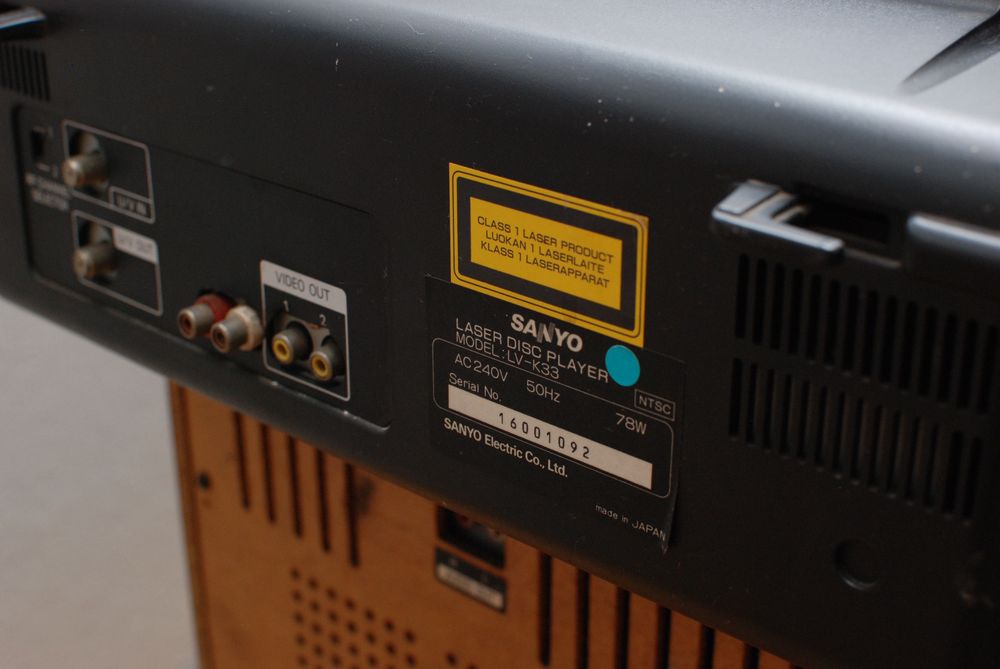 Unikat RETRO Sanyo LV-K33 | Kombajn Karaoke LaserDisc | Sprawny Wzmacniacz!
