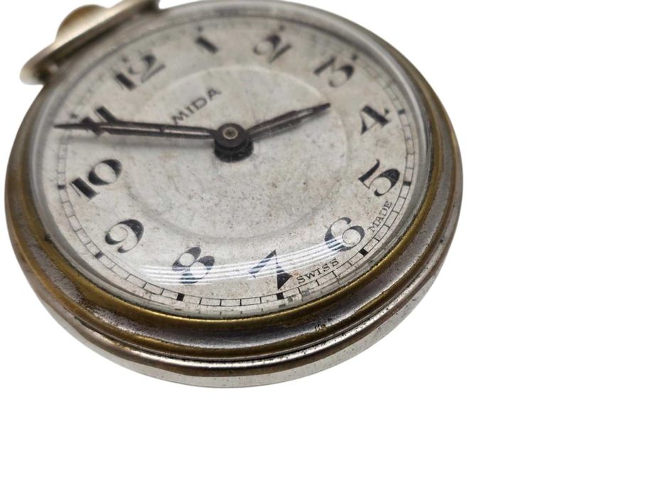 Stary zegarek kieszonkowy Amida - Swiss Made - ANTYK