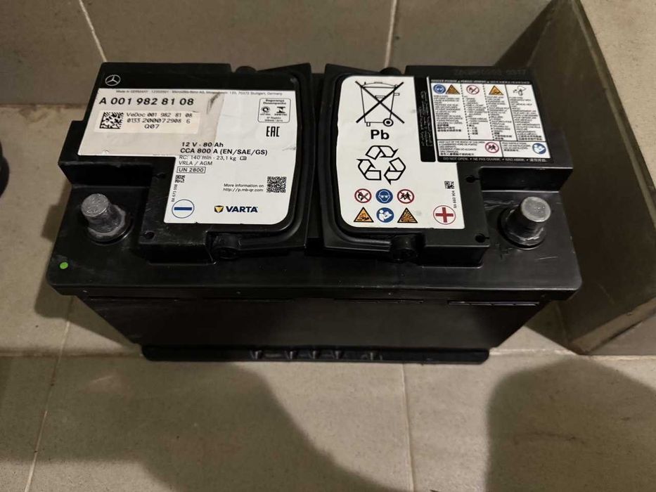 Акумулятор автомобільний 12V80AH, A0019828108