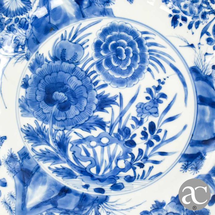 Prato em porcelana da China, Período Kangxi, séc. XVII / XVIII