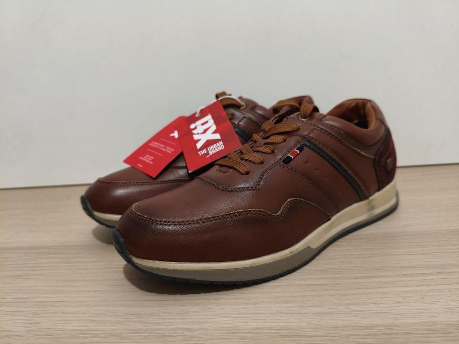 Buty XTi The Urban Brand Comfort Tech sneakersy męskie brązowe 40 25cm