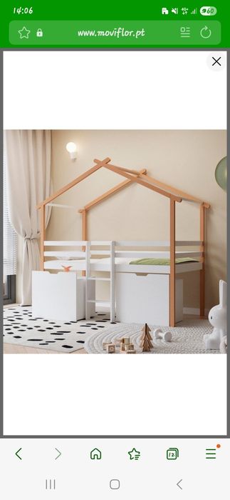 Cama de criança (menina)