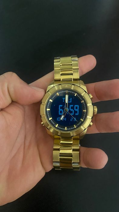 RELÓGIO IMPERDÍVEL ! Technos Dourado Anadigi - Modelo BJ3340.AC |