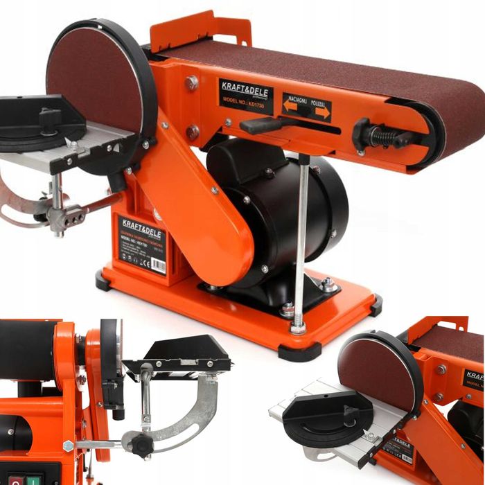 Szlifierka Stołowa Taśmowa Talerzowa 600W Mocna Kraft Sklep Jakość *