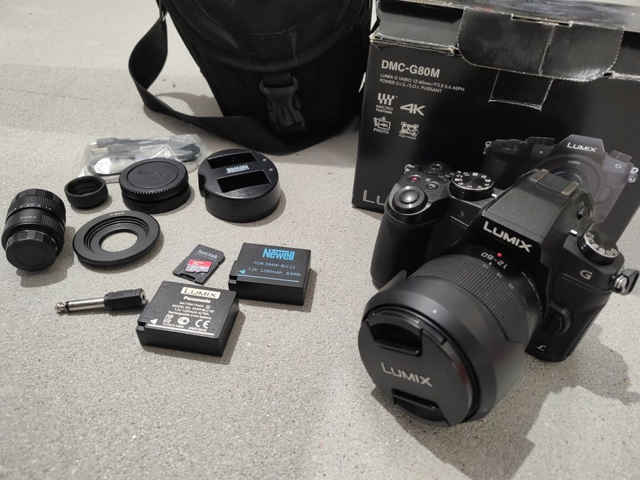 Panasonic Lumix DMC-G80 + obiektyw 12-60mm